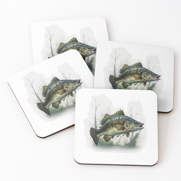 Item preview, Bass fishing on the lake designed and sold by pixeldizajn.