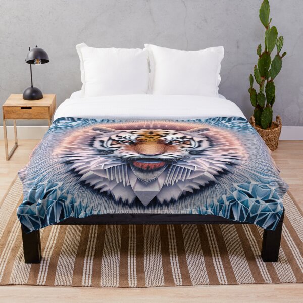 Item preview, Geometrical 3D glacier ice tiger designed and sold by Goatonfire.