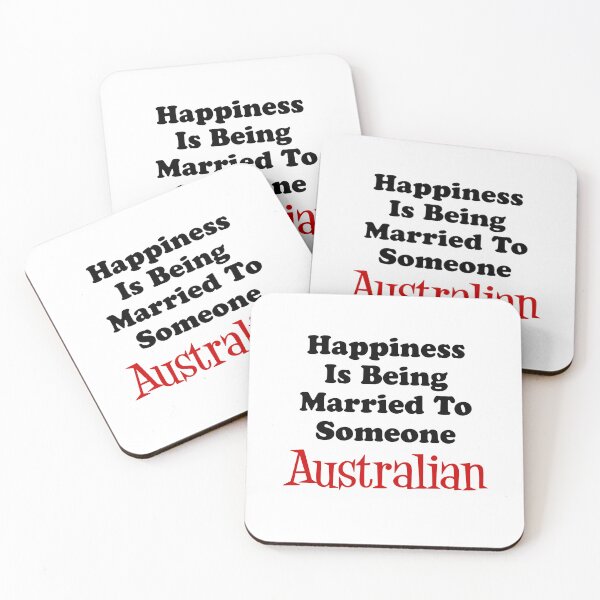 Item preview, Happiness Married To Someone Australian designed and sold by jaycartoonist.