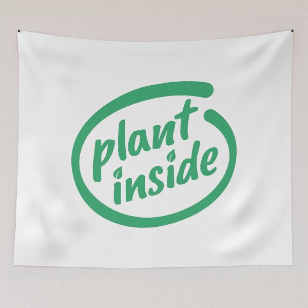 Item preview, Plant Inside, Go Vegan designed and sold by esgomes.