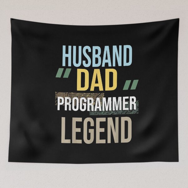 Item preview, Husband Dad Programmer Legend designed and sold by Stoxnet.