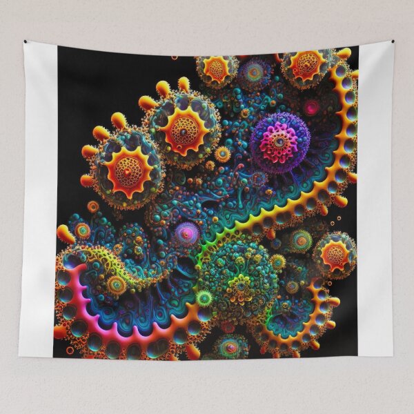 Item preview, Fractal 0046, Gorgeous Mandelbrot fractal, featuring intricate details and endless complexity designed and sold by randycolby.