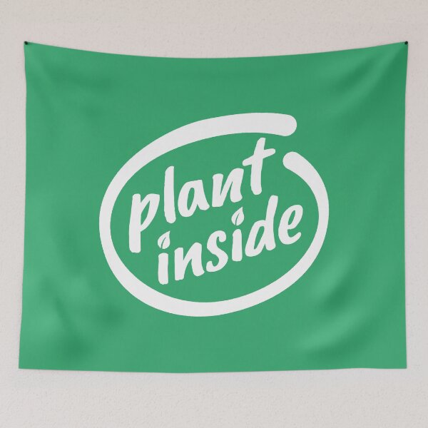 Item preview, Plant Inside, Go Vegan - Green designed and sold by esgomes.