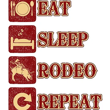 Artwork thumbnail, Eat Sleep Rodeo Repeat by jaygo