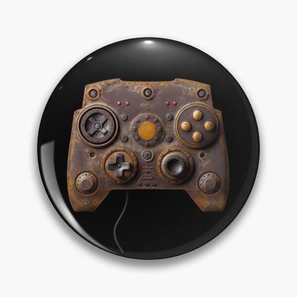 Item preview, Gaming controller rusted metal designed and sold by DeRosa3DDesigns.