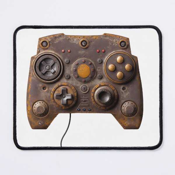 Item preview, Gaming controller rusted metal designed and sold by DeRosa3DDesigns.