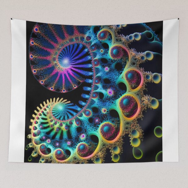 Item preview, Fractal 0050, Intricate Mandelbrot fractal, with endless depth and mesmerizing shapes designed and sold by randycolby.