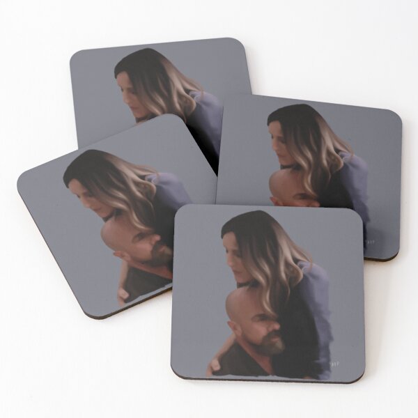 Item preview, Elliot Stabler and Olivia Benson Painting designed and sold by alrightabigail.