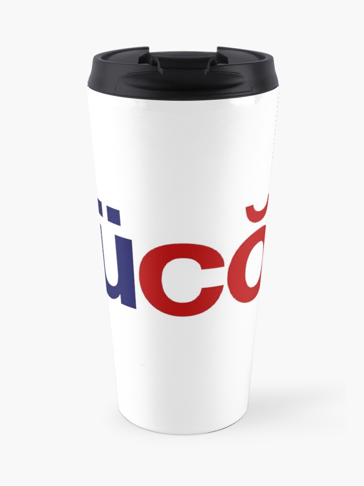 Phonetic Connecticut Uconn Travel Mug By Phoneticwear Redbubble