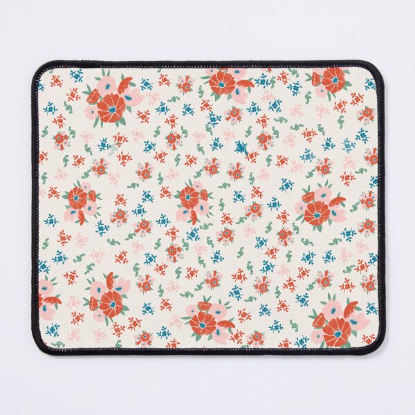 Item preview, Flour Sack Ditsy Floral Pink designed and sold by BlueDoorStudio.