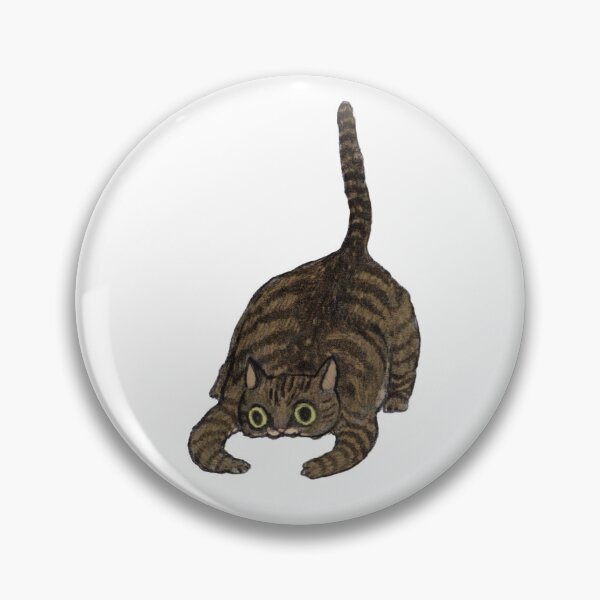 Item preview, (Flap)Jack Pounce | Tabby Cat | Cat pounce | Black and Brown Tabby designed and sold by Adell Coulliette.