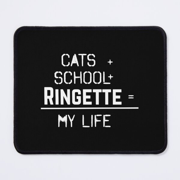 Item preview, cats + school+ Ringette = my life designed and sold by EmeraldeaArt.