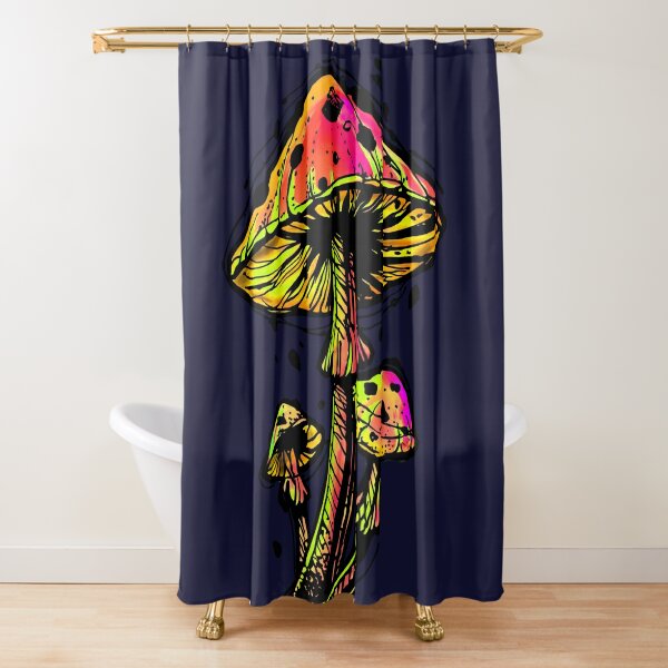 Shroom Consumed Shower Curtain by Jak Nola