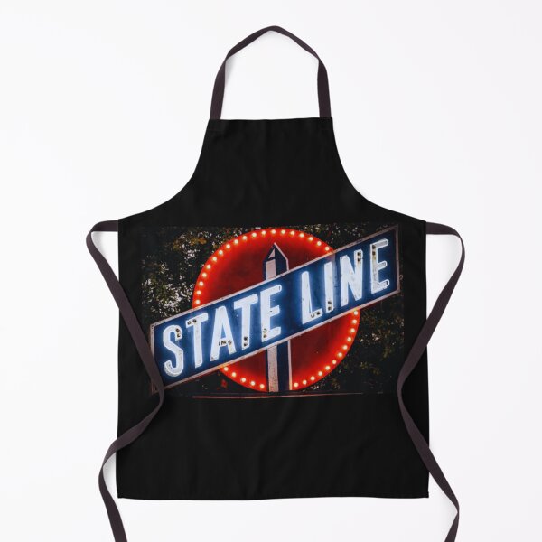 Item preview, State Line - Neon Sign designed and sold by WigOutlet.