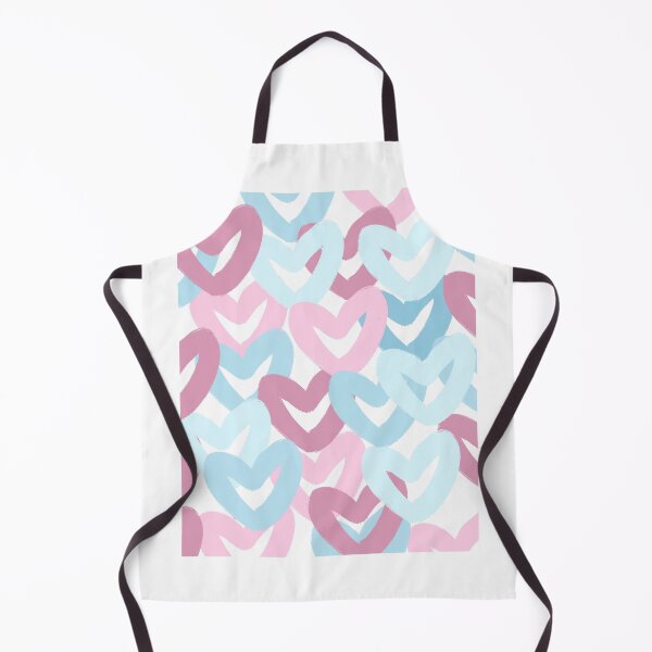 Item preview, Pink and blue heart abstract designed and sold by mollsdesignss.