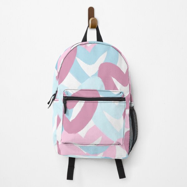 Item preview, Pink and blue heart abstract designed and sold by mollsdesignss.