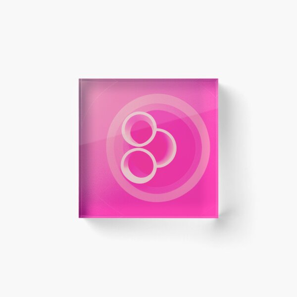 Item preview, Pink Circles AI Art Design  designed and sold by debmund.