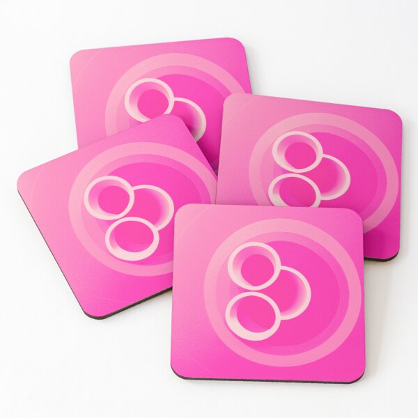 Item preview, Pink Circles AI Art Design  designed and sold by debmund.