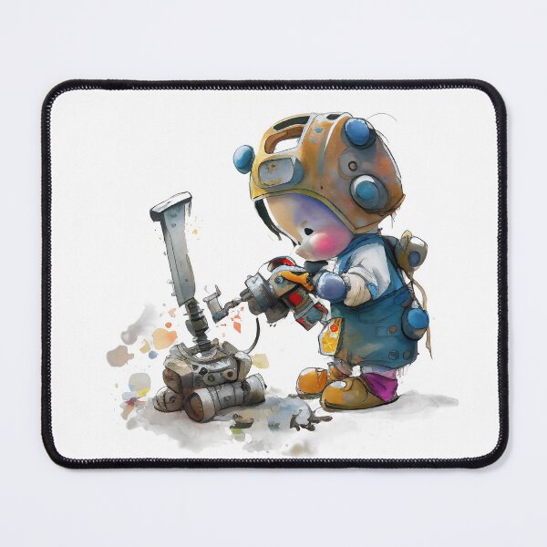 Item preview, "Future Robo-Doctor: The Baby Genius" Cute cartoon artificial intelligence futuristic dreams for gifts designed and sold by The Commitment.