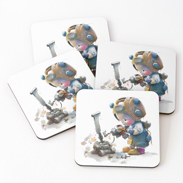 Item preview, "Future Robo-Doctor: The Baby Genius" Cute cartoon artificial intelligence futuristic dreams for gifts designed and sold by The Commitment.