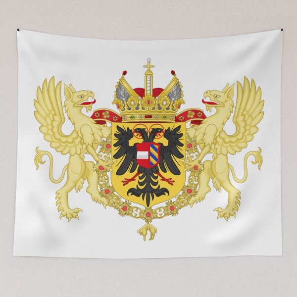 Item preview, Ornamented Coat of Arms of Maximilian II, Holy Roman Emperor designed and sold by HeraldryCabinet.