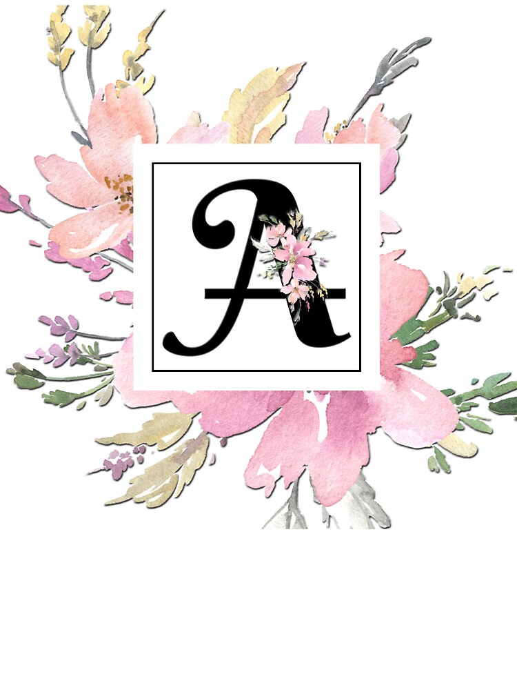 Spring Flowers Monogram Shirt