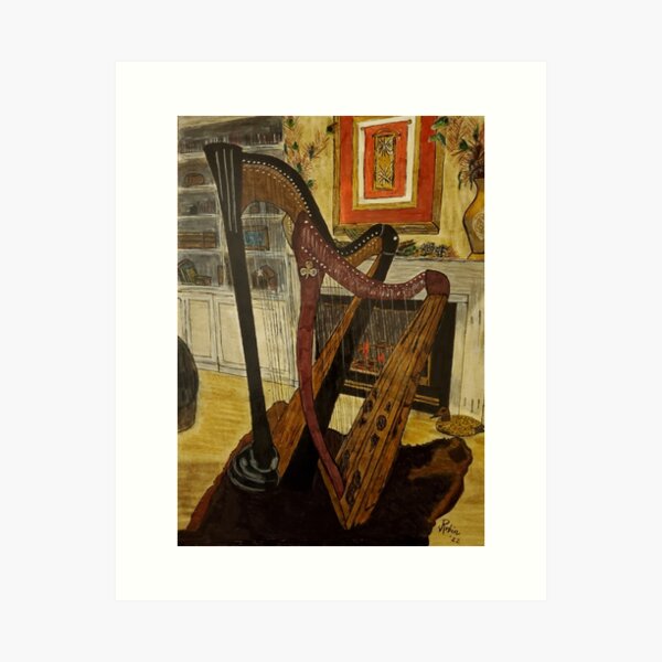 Heavenly music Art Print