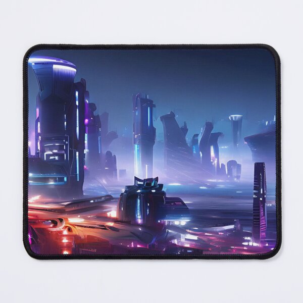 Item preview, Futuristic City Scape designed and sold by SilverGhostNine.