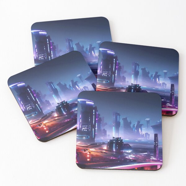 Item preview, Futuristic City Scape designed and sold by SoListenDickEdd.