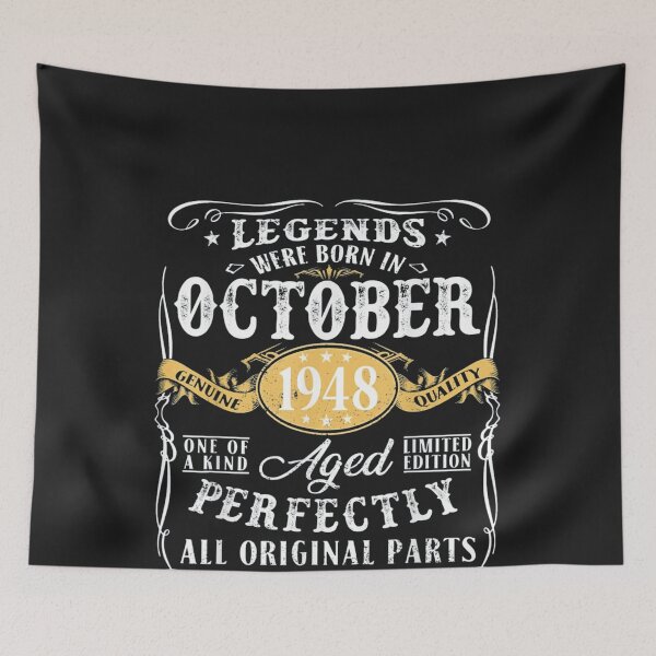 Item preview, Legends Were Born In October 1948 designed and sold by thanguy252.