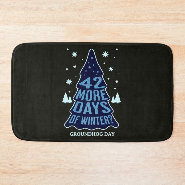 Item preview, 42 more days of winter? | Groundhog Day designed and sold by simonlidesign.