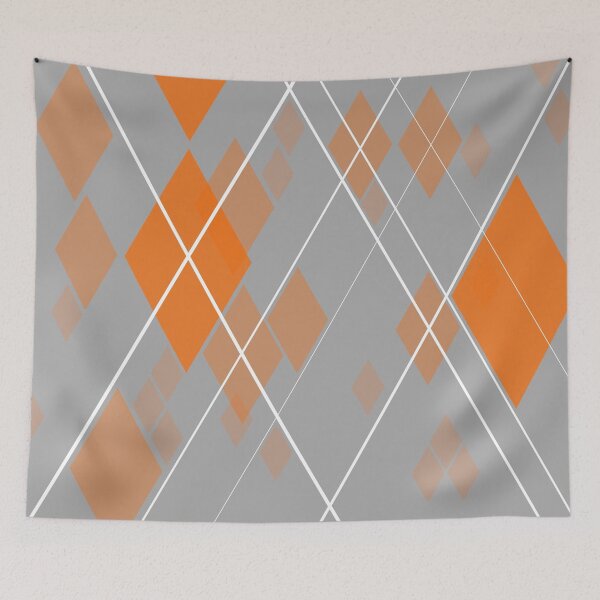 Item preview, Argyle 01  Quooki Argyle Orange designed and sold by Quooki.