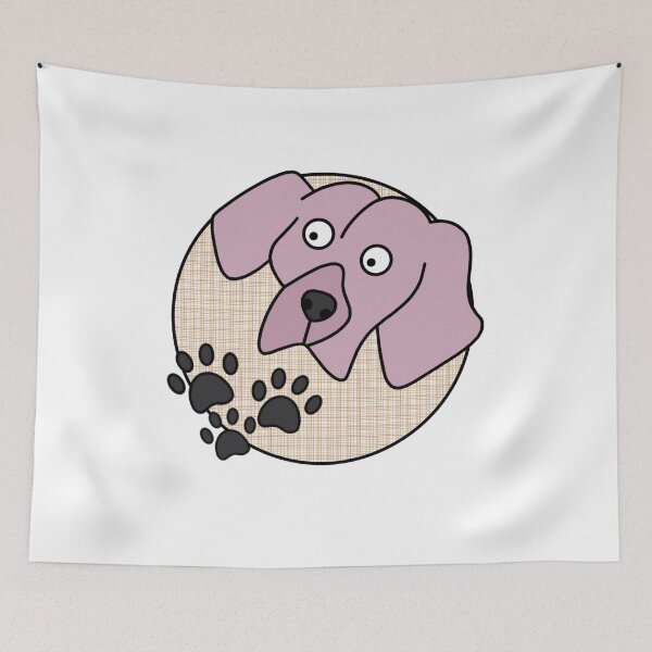 Item preview, Pink Plaid Dog Logo designed and sold by Leah Haas.