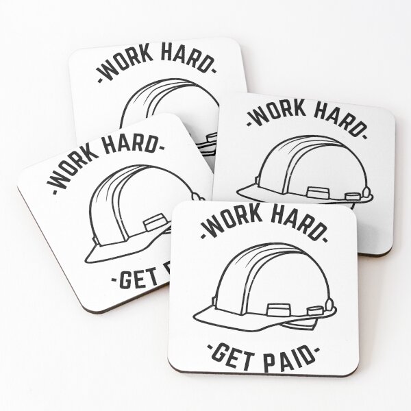 Item preview, Work Hard Get Paid Hardhat designed and sold by GabbyC03.