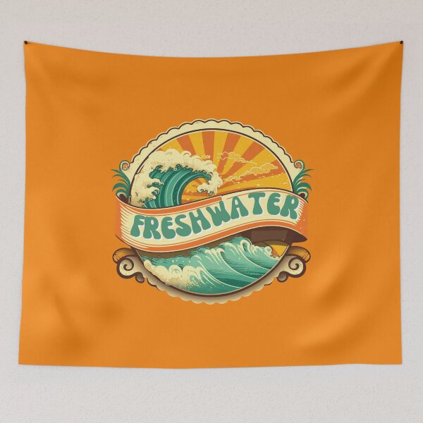 Item preview, Freshwater Beach Retro  designed and sold by Fallowfields.