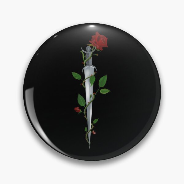 Item preview, The Dagger Rose (symbol) designed and sold by LaBelleMerArt.