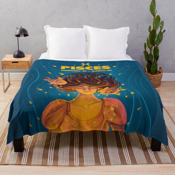 Item preview, Pisces Zodiac Sign Birth Chart Artwork designed and sold by DarrriaDesign.