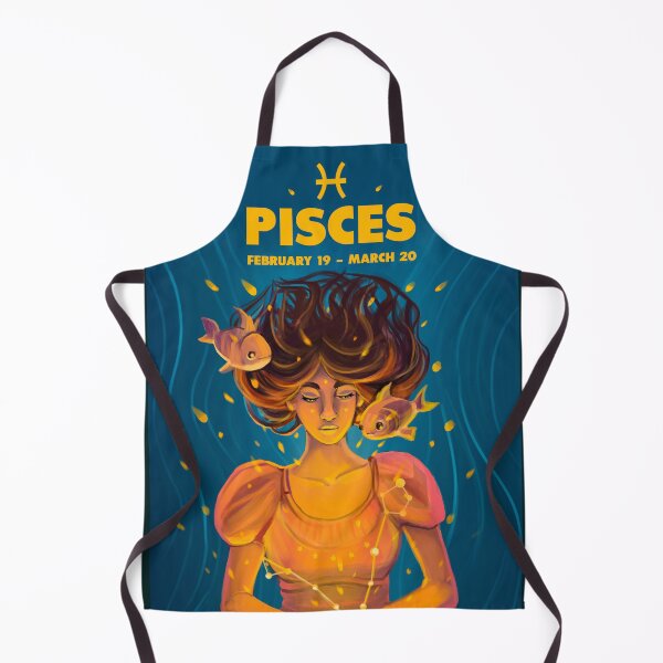 Item preview, Pisces Zodiac Sign Birth Chart Artwork designed and sold by DarrriaDesign.