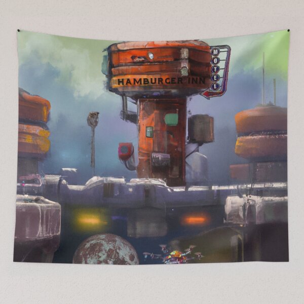 Item preview, Hamburgers in Space designed and sold by stevepmp.