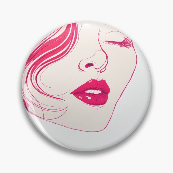 Artikelvorschau, Pink-Lippenmädchen entworfen und verkauft von TheJadeCat.