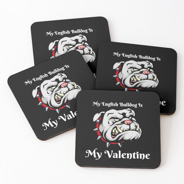 Item preview, My English Bulldog Is My Valentine designed and sold by Merry Moon Store.