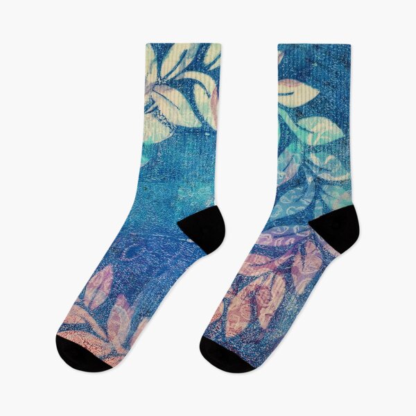 Item preview, Leafy Wreathy in Blue & Pinkle designed and sold by faironestoo.