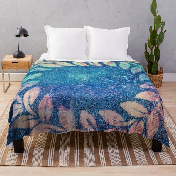 Item preview, Leafy Wreathy in Blue & Pinkle designed and sold by faironestoo.