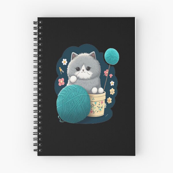 Item preview, cute and funny cat with a ball of wool designed and sold by OTA01.
