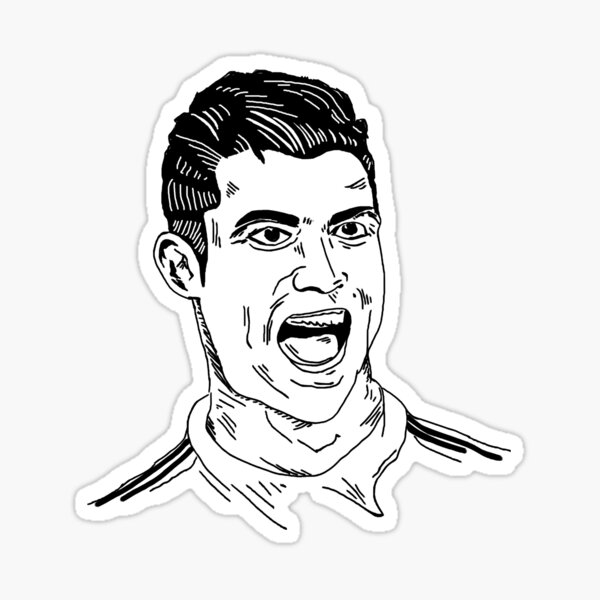 Ronaldo | Soccer drawing, Football drawing, Celebrity drawings