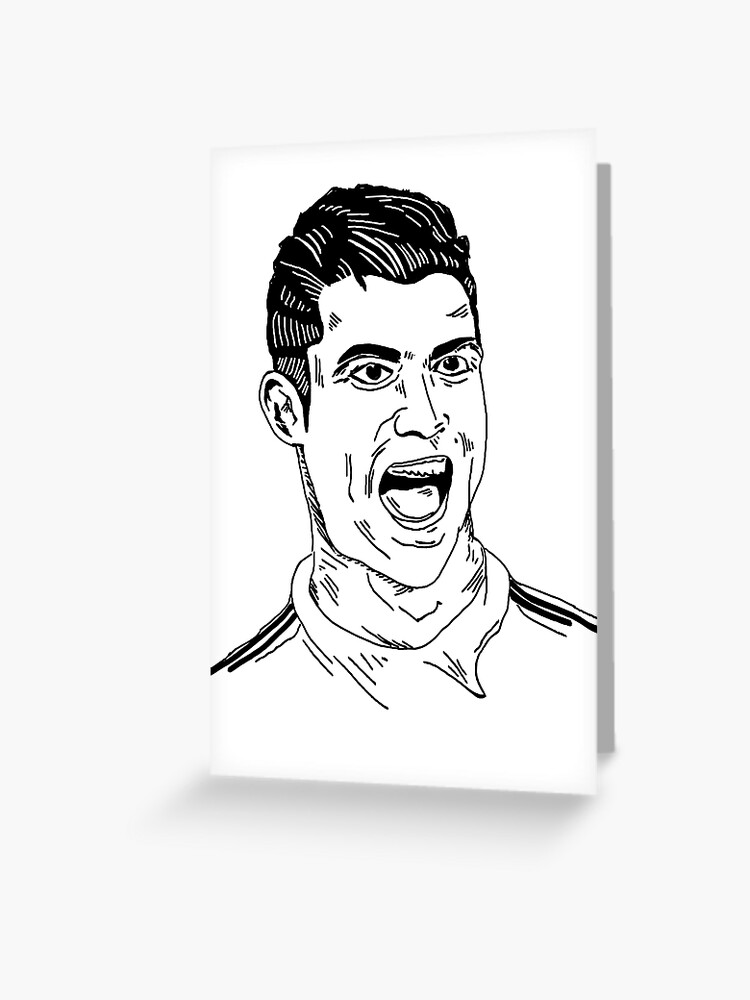 How to Draw Cristiano Ronaldo | Ronaldo easy Marker Step by Step Drawing -  YouTube
