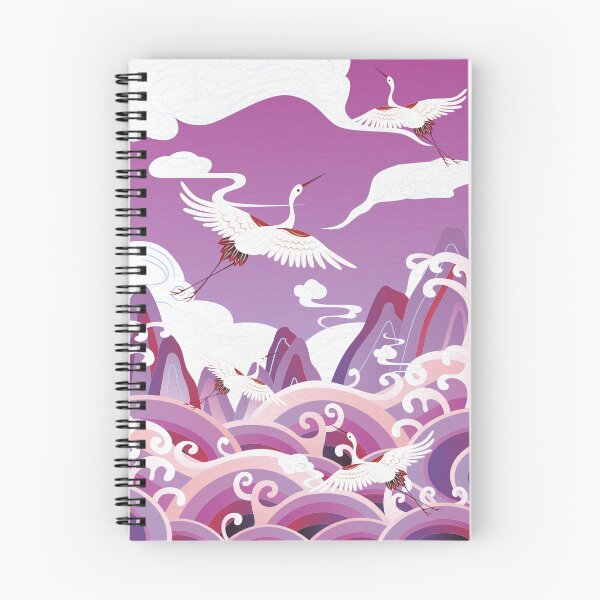 Artikelvorschau, auspicious sea waves alpine auspicious clouds crane entworfen und verkauft von UnaWu533.