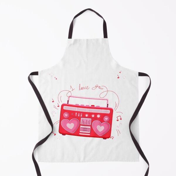 Item preview, I love you Pink heart radio designed and sold by Poetic4Passion.