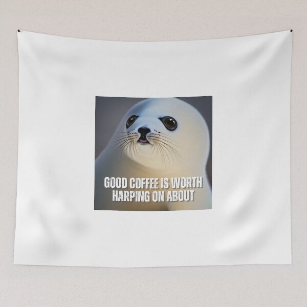 Item preview, Good coffee is worth harping on about. designed and sold by PhotoDesignNZ.