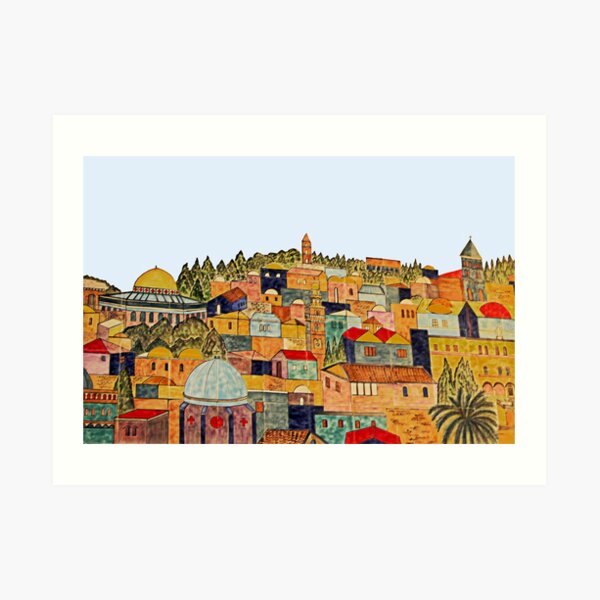 Jerusalem Tiles Art Print